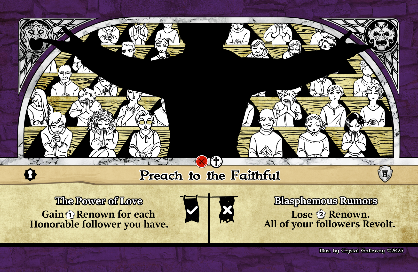 Preach to the Faithful.2025.GC.png Preach to the Faithful Renown Quest Card
