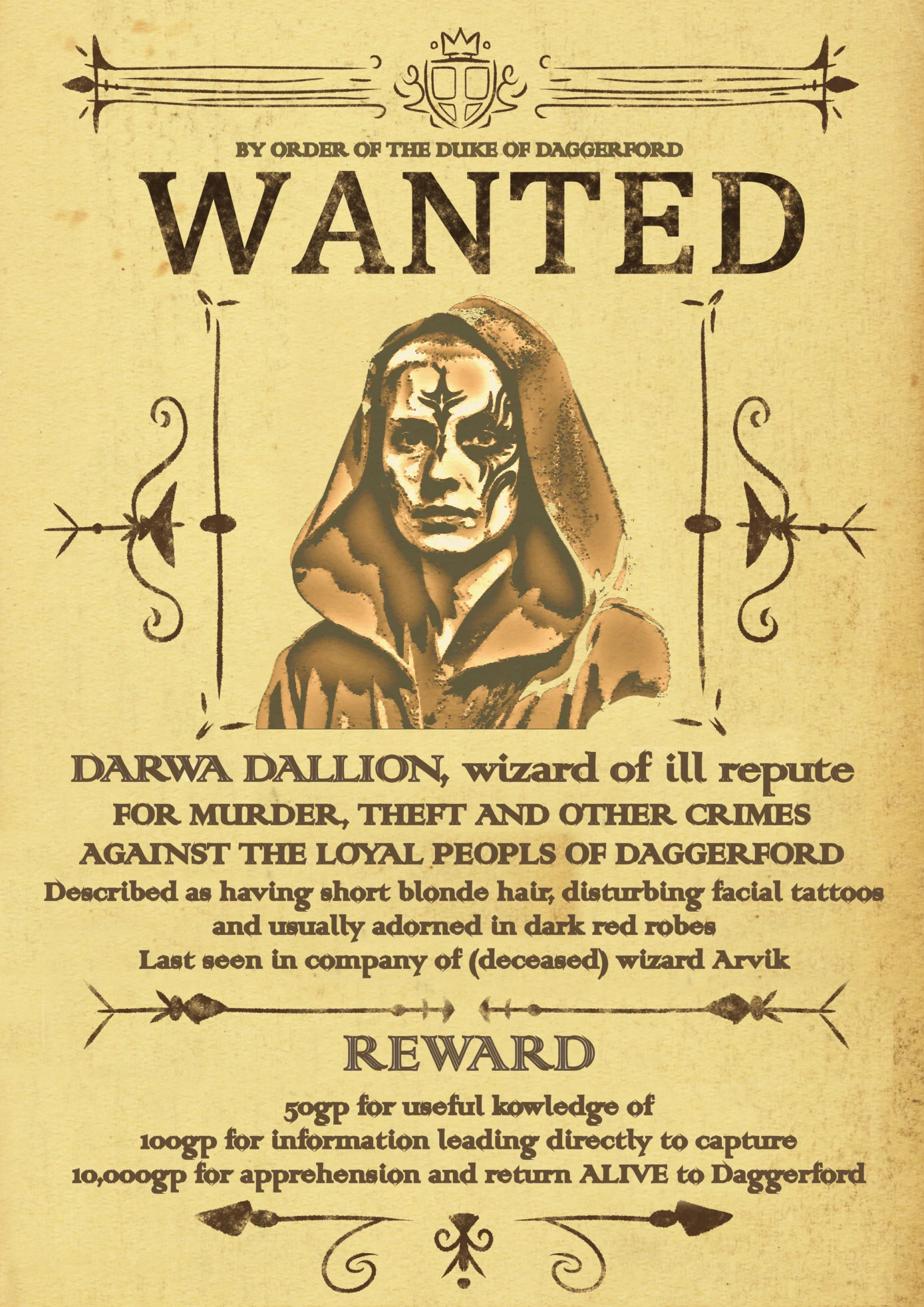 handour Darwa Dallion wanted poster.webp
