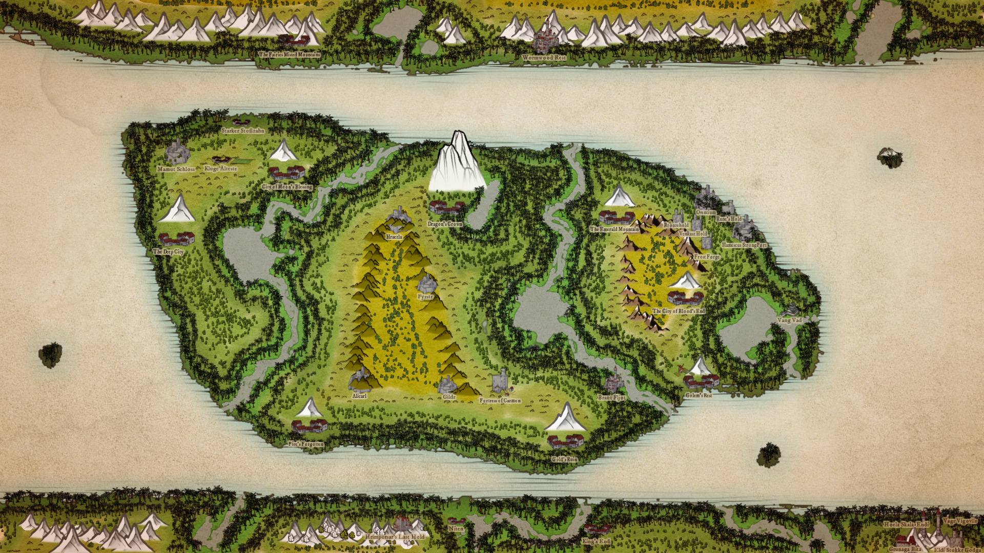 Map of Crakec