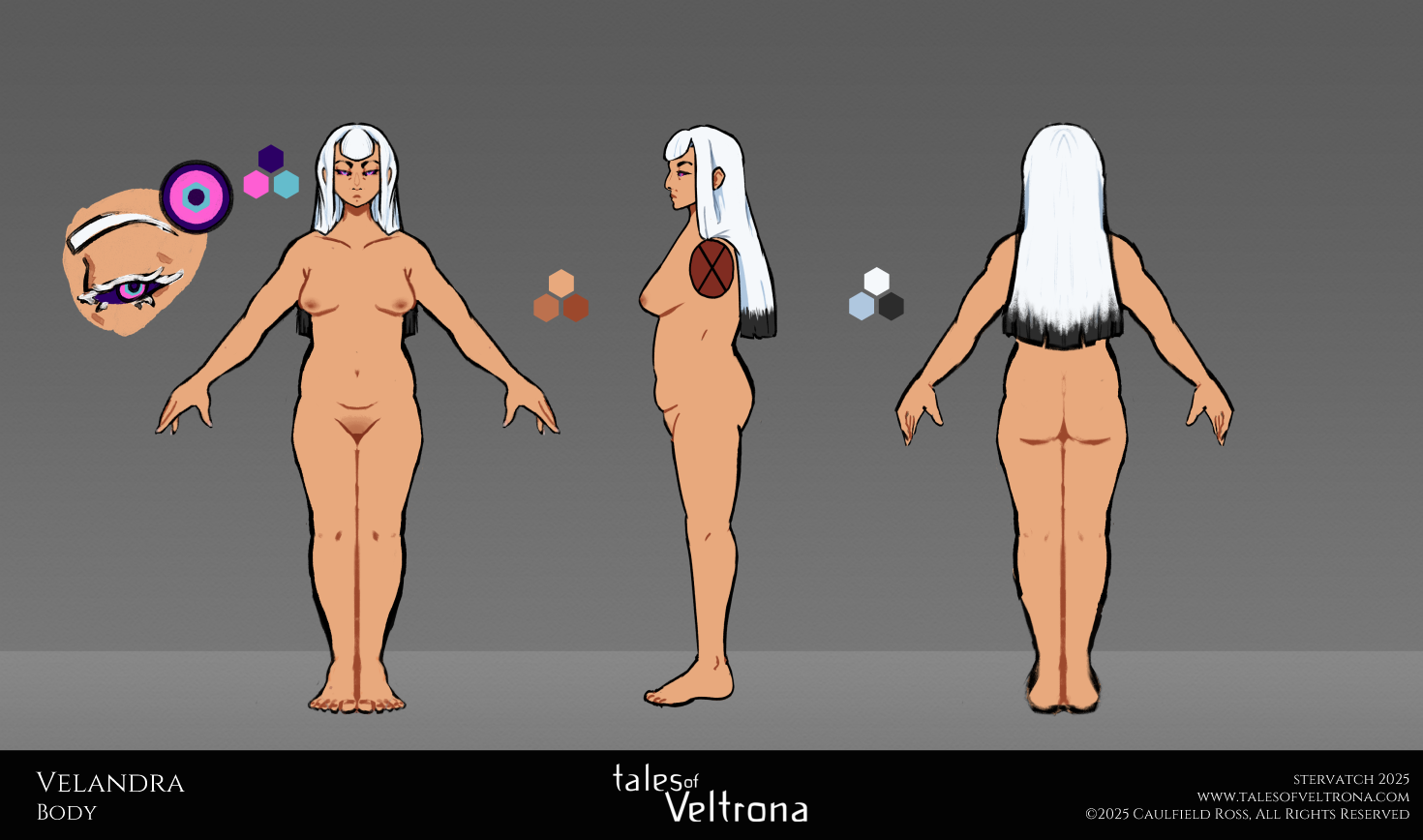 Velandra — Concept Turnaround (4/4), Nude