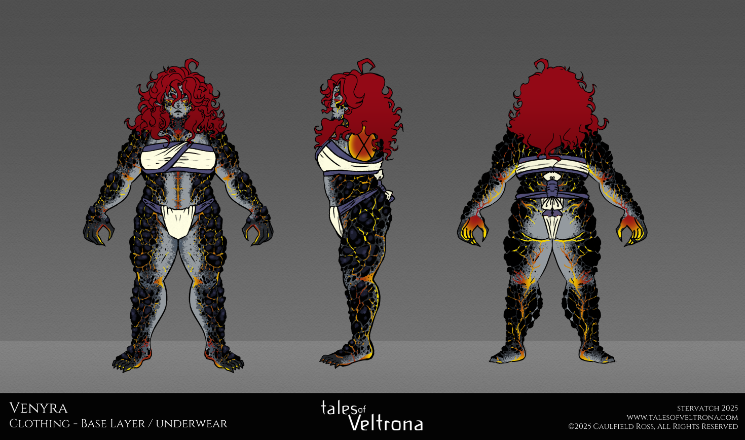 Venyra — Concept Turnaround (2/3), Underwear