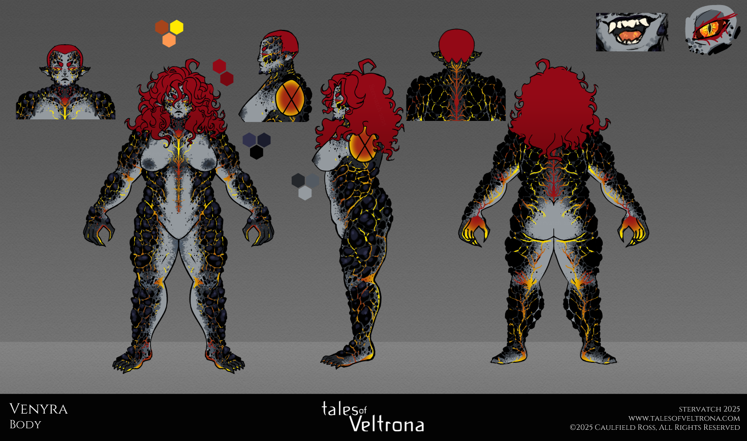 Venyra — Concept Turnaround (3/3), Nude