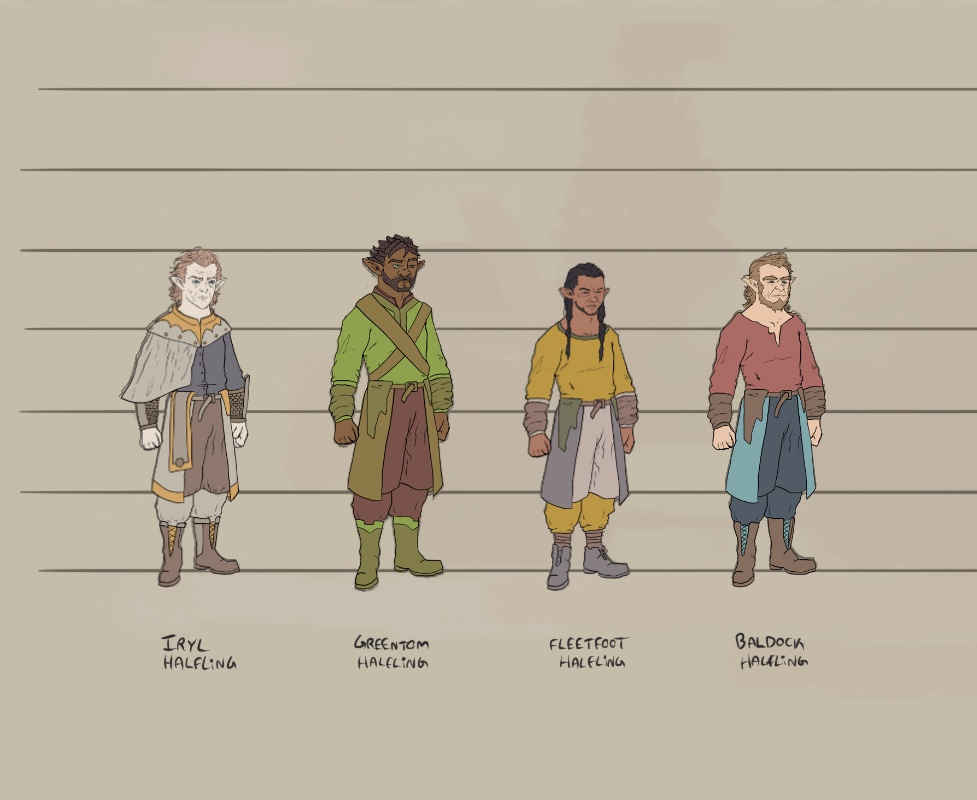 ~Chart: Halflings of Galfin
