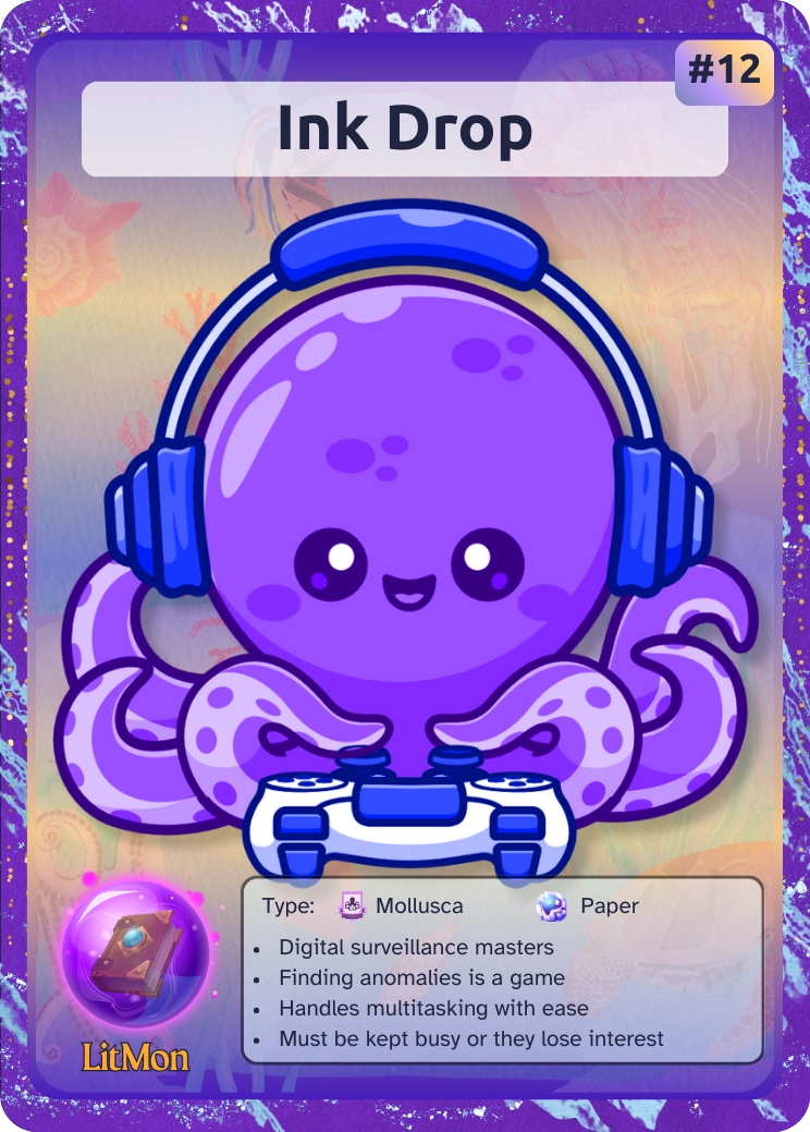 012 Ink Drop - Mollusca LitMon