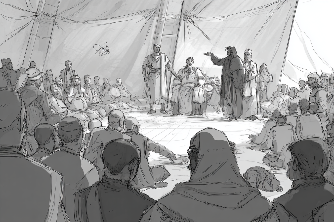lasossis_Storyboard_sketch_of_aribic_lords_in_a_giant_tent._P_2eb56f72-4264-4f94-9741-c7fbcd1f6026_0.png