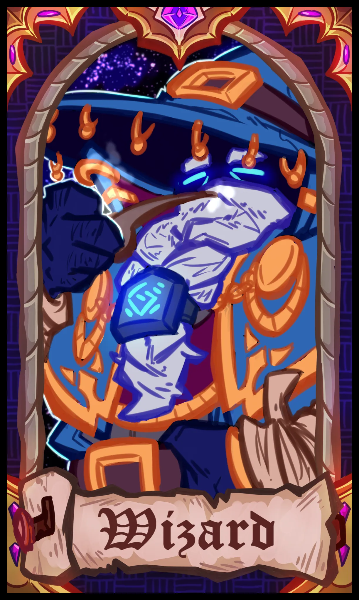 Wizard Knight Tarot
