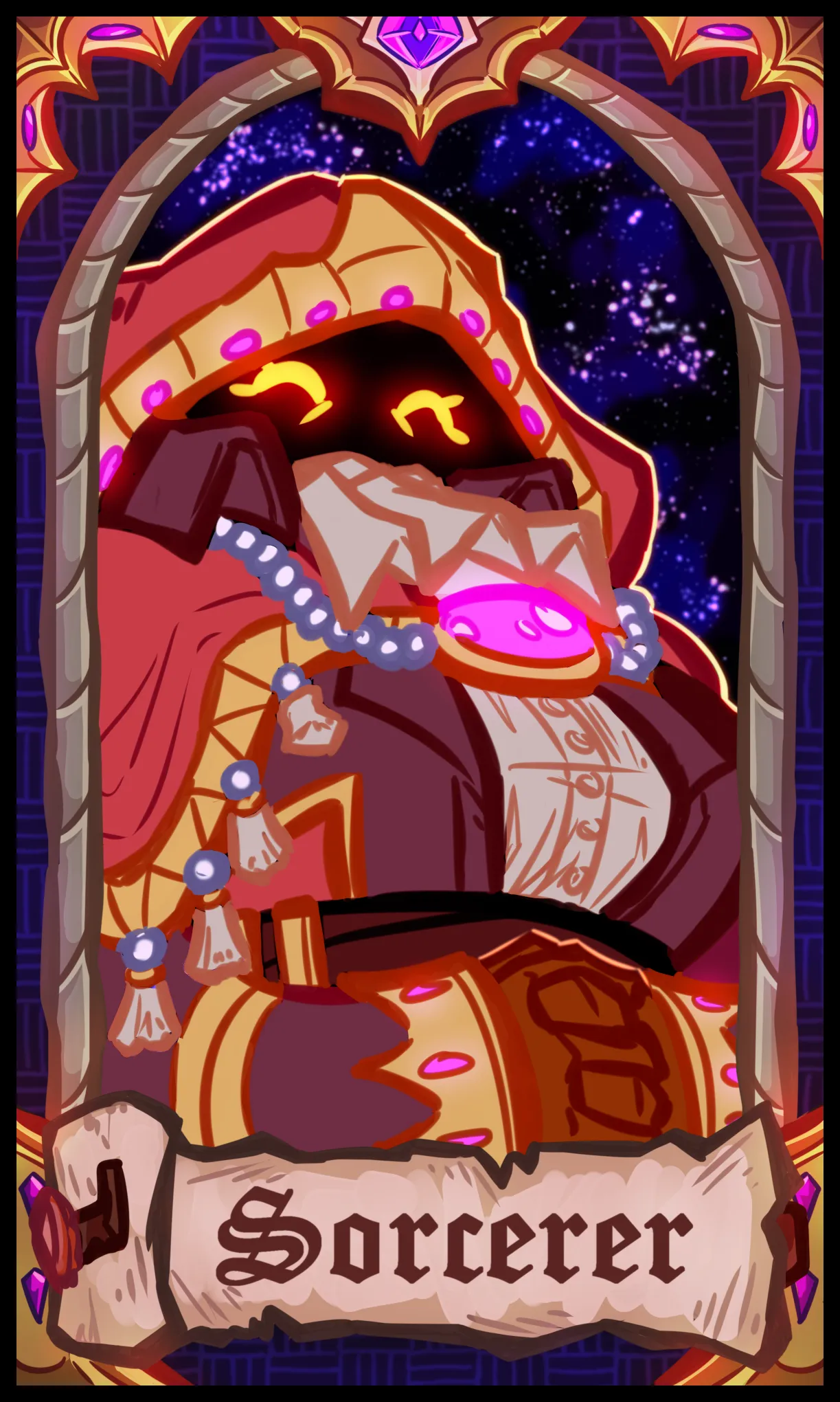 Sorcerer Knight Tarot