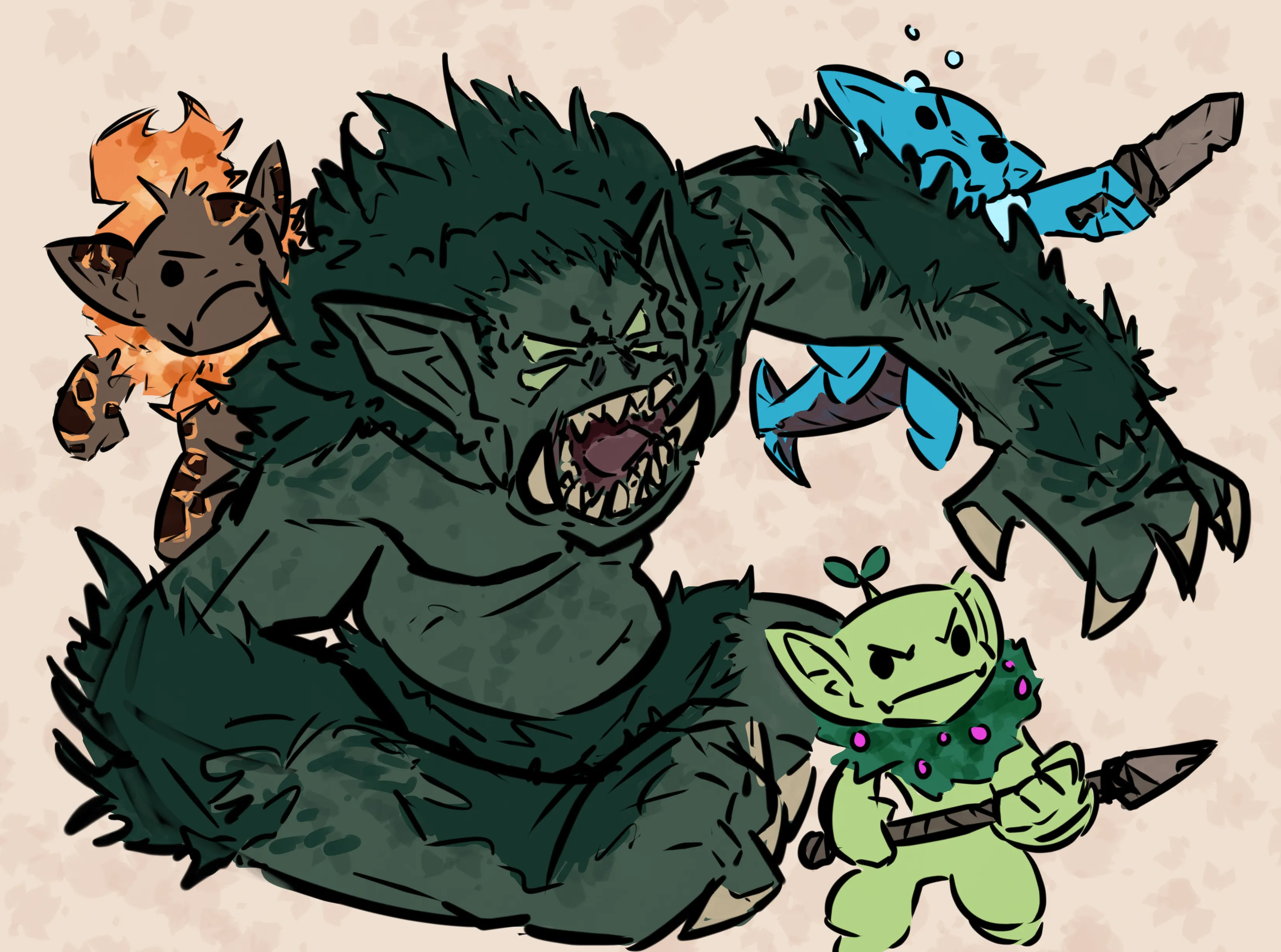 Goblins and Troll