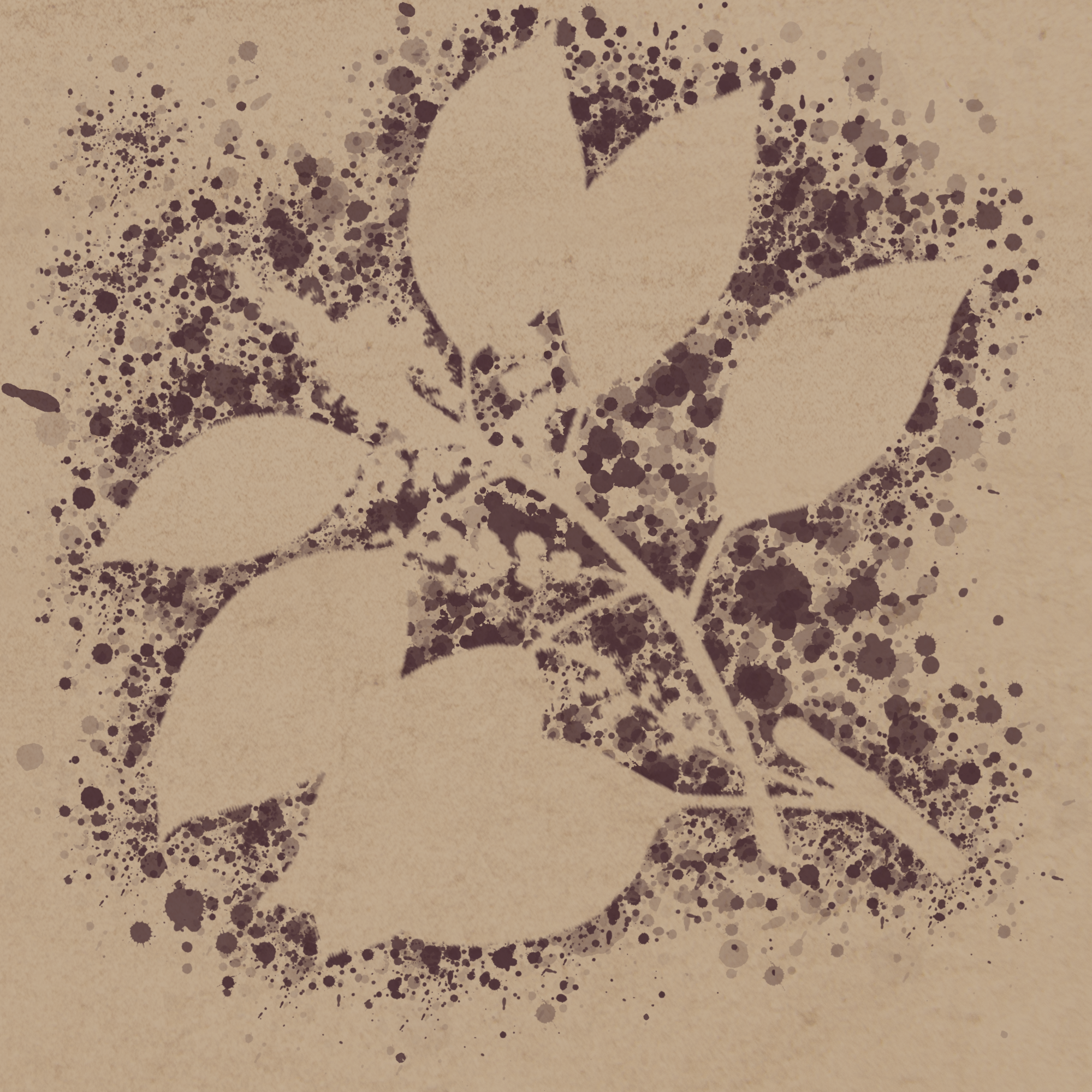 Cave Painting of the leaves of the Neme Tree