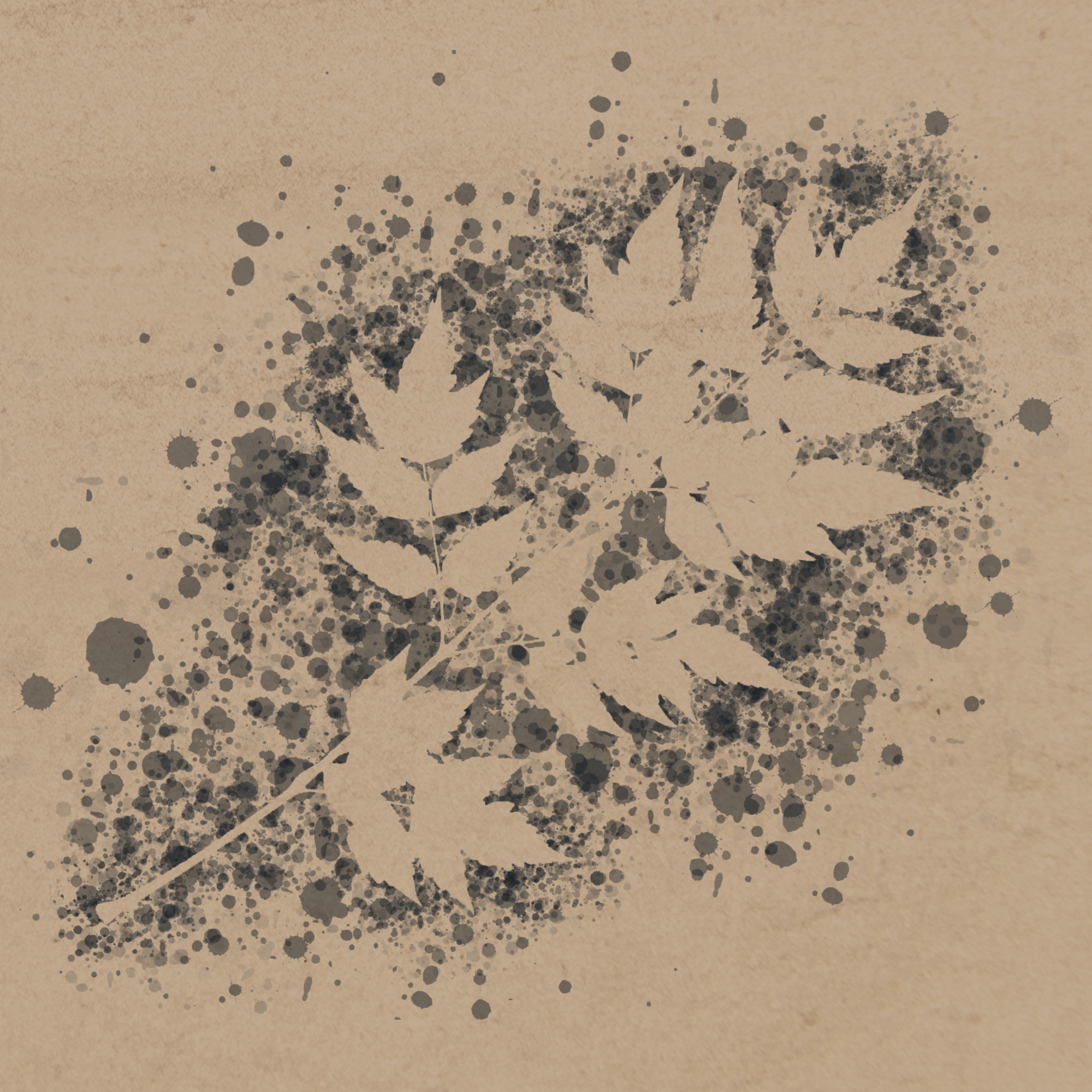Cave Painting of the leaves of the Oöpæ Tree