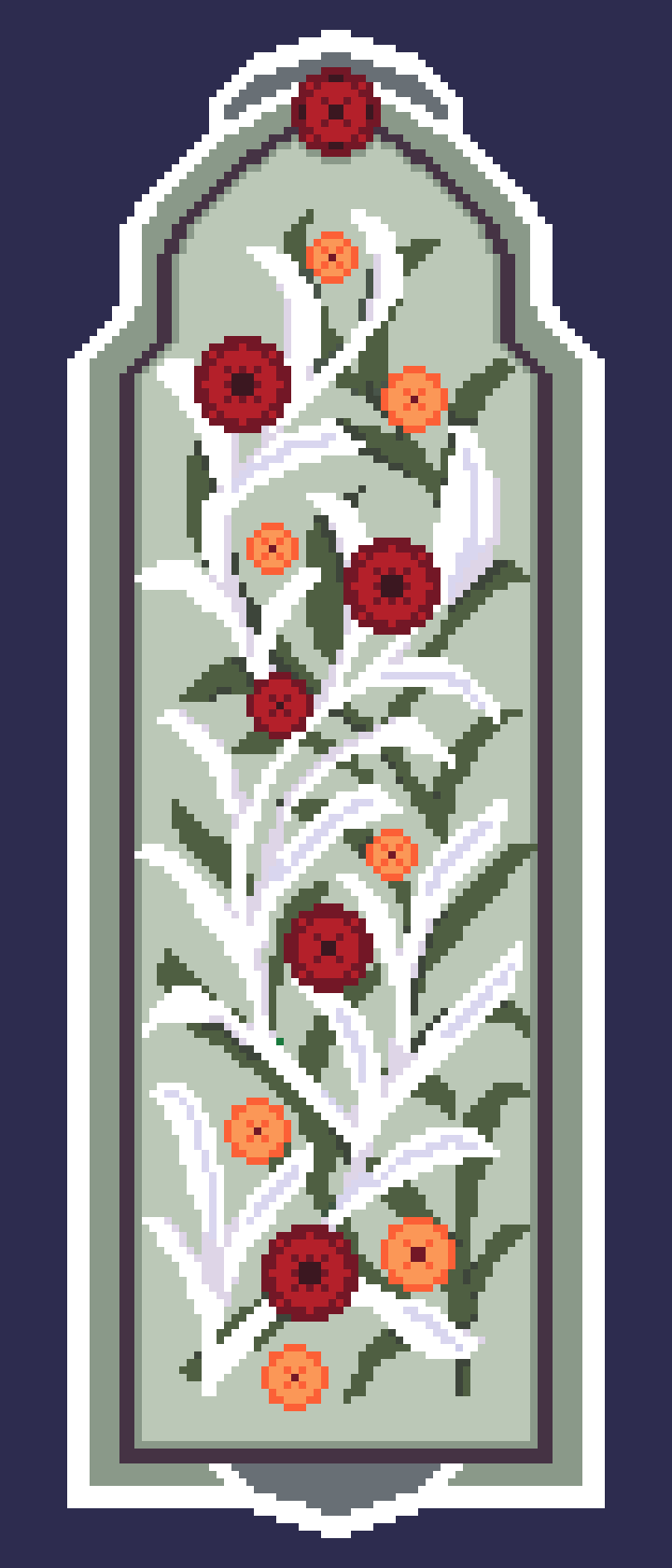 a pixel art of hands reaching out to the sun