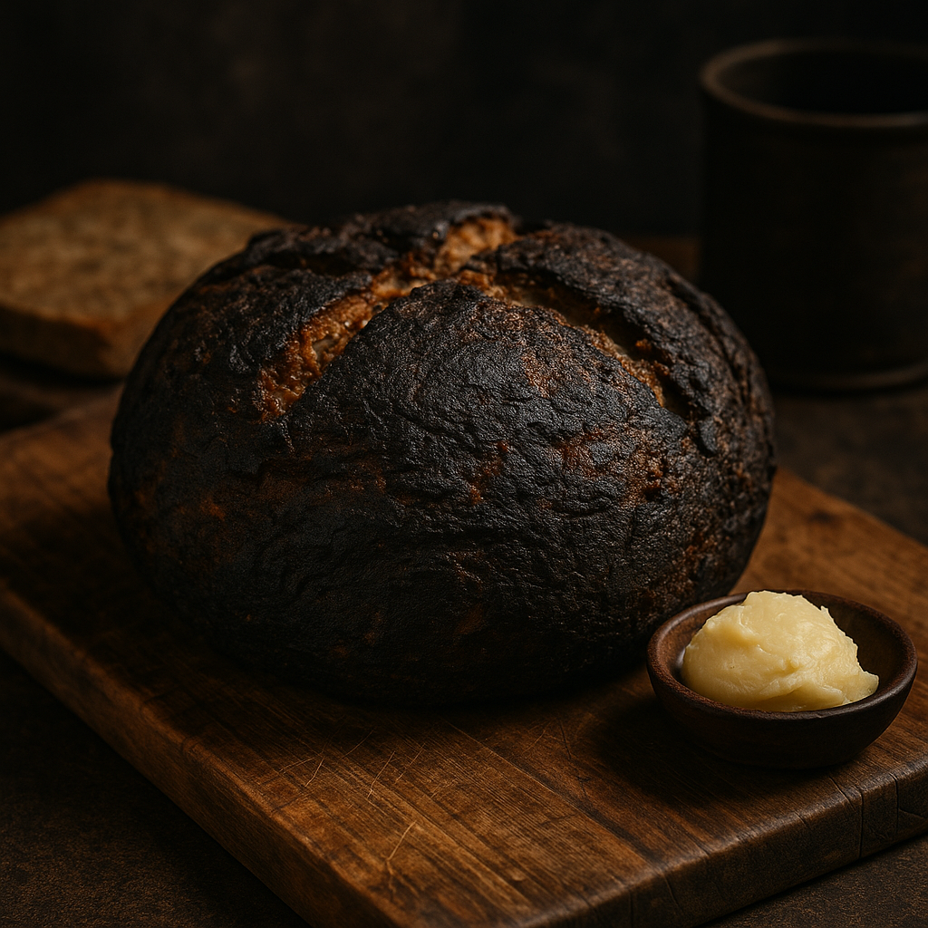 Packed into loaves and roasted for a smoky crust.