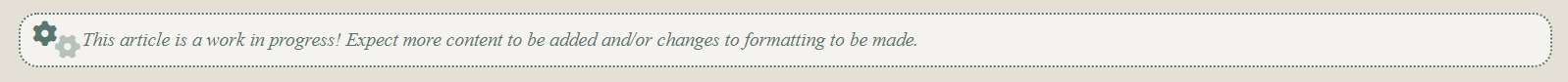 WIP Infobox