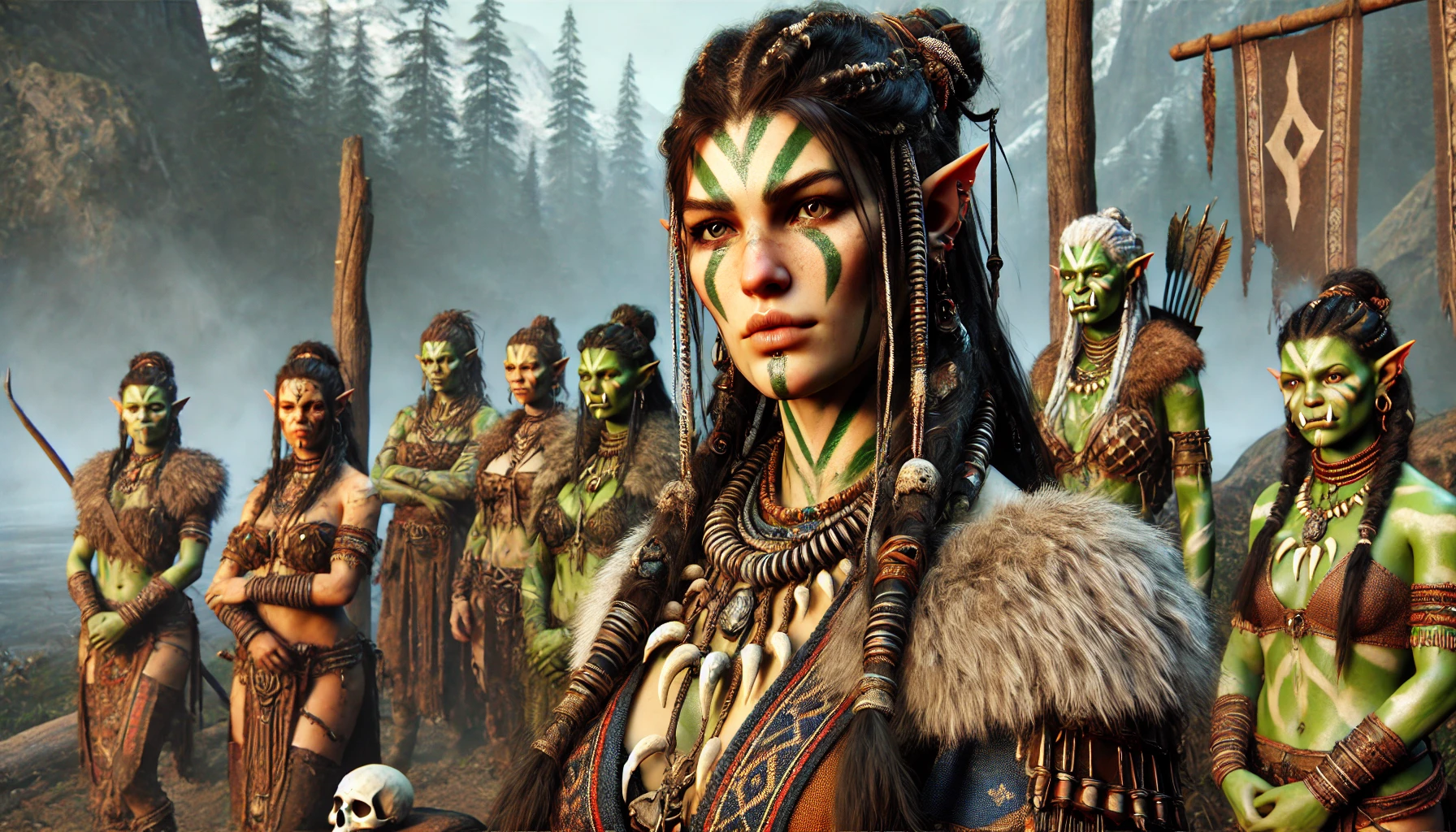 Wild Thalarian Tribe Woman