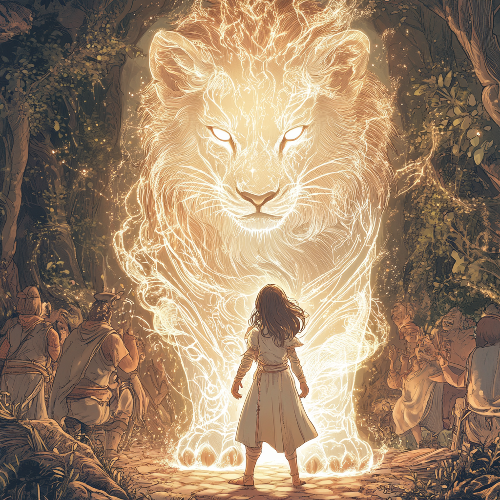 Aeleen and the Lion
